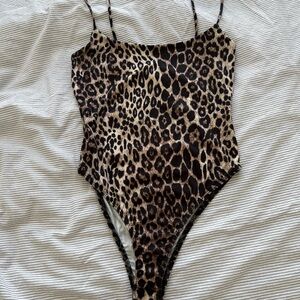 Leopard Print Bodysuit